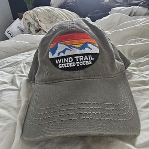 Gray Cap with Mountain Patch